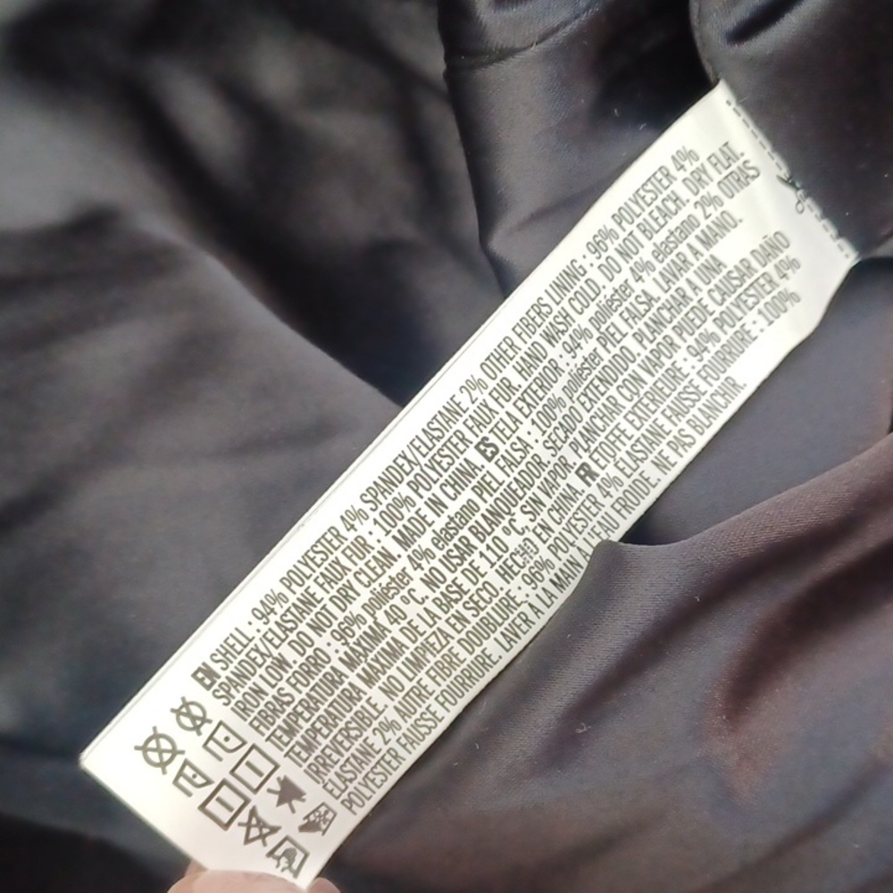 Forever 21 Black Faux Fur Trim Coat - Picture 10 of 16